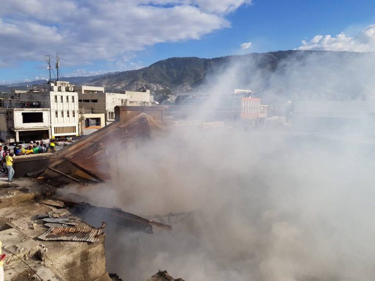 l’incendie qui a touché le marché du Port
