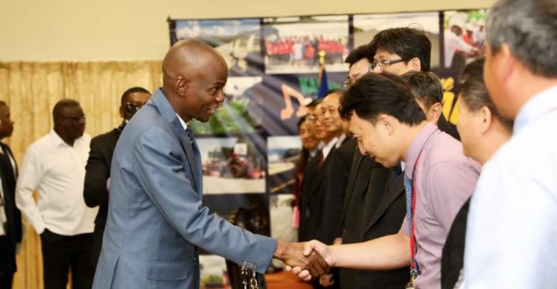 Le Président Jovenel Moise reçoit une délégation de 21 techniciens venue du Taiwan