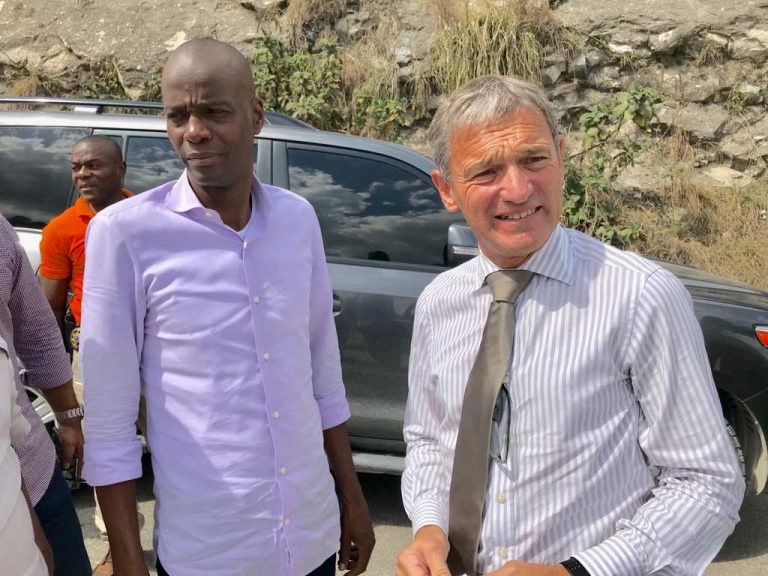 Jovenel ak Vincent Degert de lUE