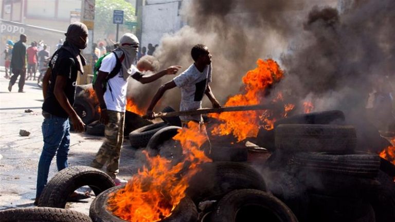 haiti protest