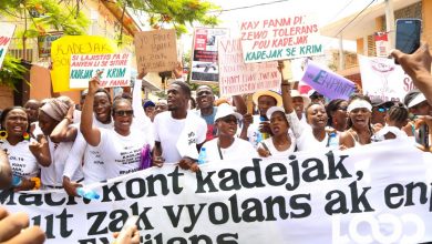 Haitians march against rape May26 creditTK
