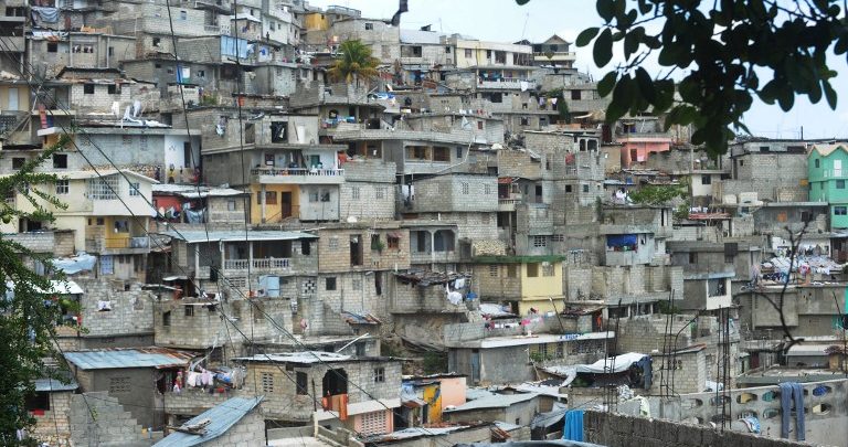 Welcome to the poorest country in the Western Hemisphere where we see a general view of a hillside slum in Port au Prince Haiti on July 12 2012. Thony Belizaire AFP