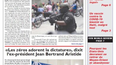 Journal HaitiProgrès – Bulletin Vol-38#44