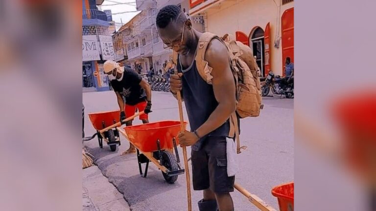 Cap-Haïtien: opération ville propre, à l’initiative de l’artiste Okyjems
