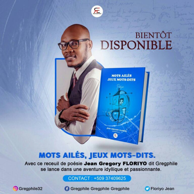 Gregphile va signer son premier recueil de poésie: «Mots ailés, jeux mots-dits»