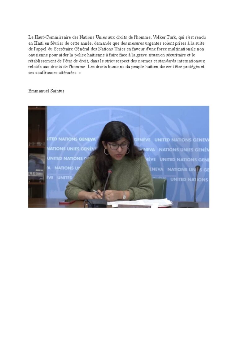 Au moins 2 439 personnes ont été assassinées en Haïti